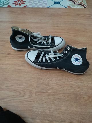 Zapatillas Converse Negras Mujer/Hombre Talla 42