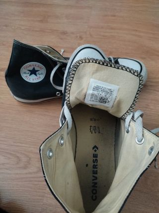 Zapatillas Converse Negras Mujer/Hombre Talla 42