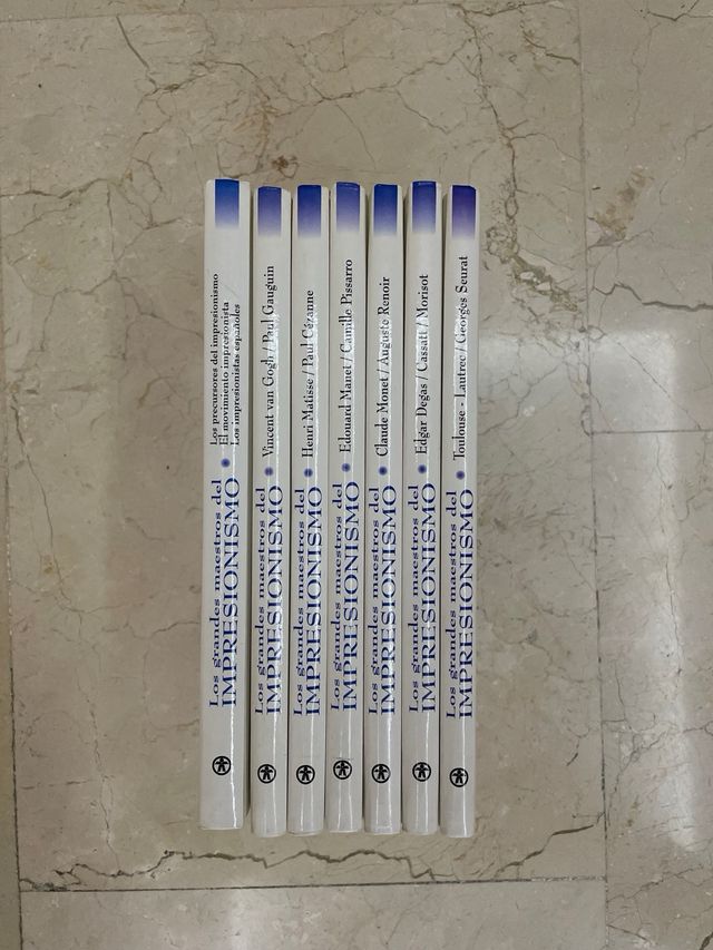 colección completa de libros del impresionismo 