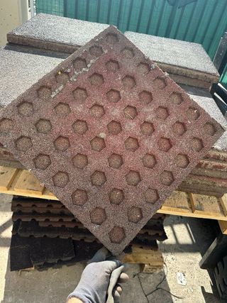 Losetas de caucho para exterior