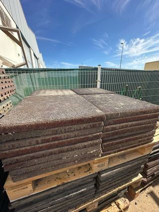 Losetas de caucho para exterior