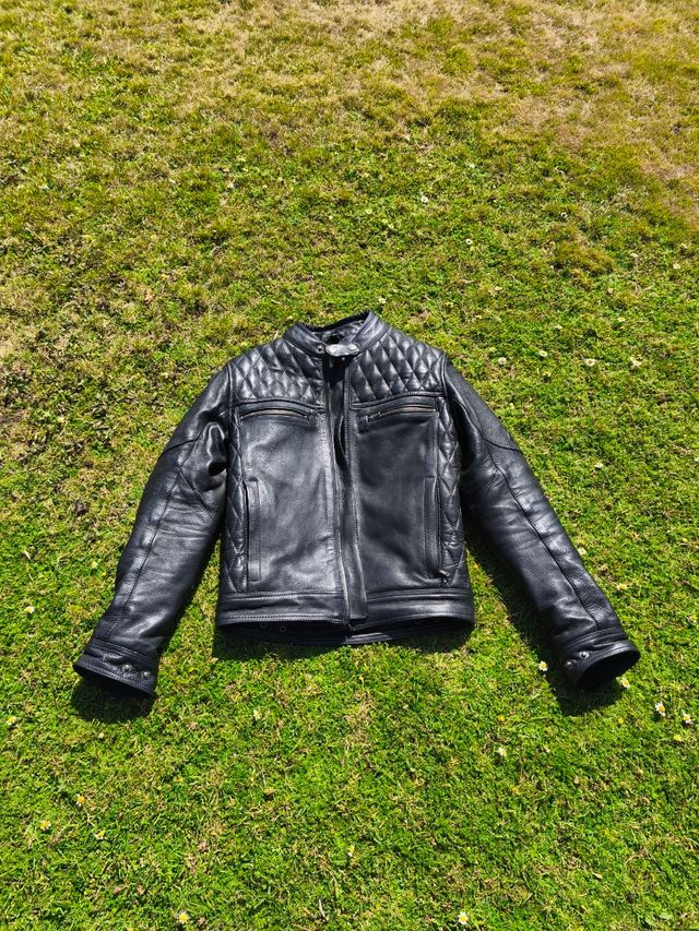 Chaqueta de cuero para moto