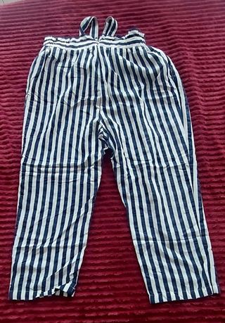 Pantalones rayas azul y blanco