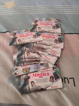 Cromos La Cocina Mágica Alcampo Disney 100