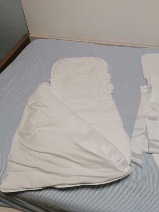 Saco para cuco Uzturre blanco con colcha