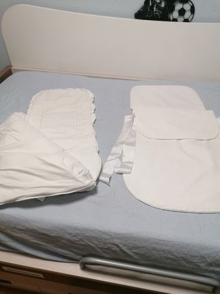 Saco para cuco Uzturre blanco con colcha