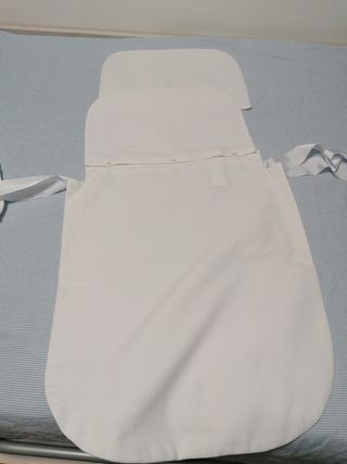 Saco para cuco Uzturre blanco con colcha