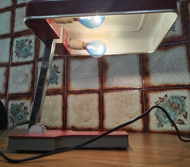 Lámpara Fase Roja Metálica