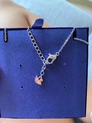 Collar Swarovski Cisne Azul Nuevo