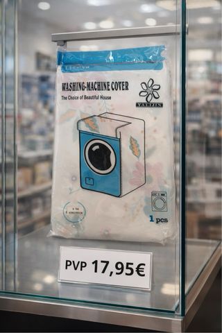 Funda Lavadora/Secadora Floral 63x62x85cm