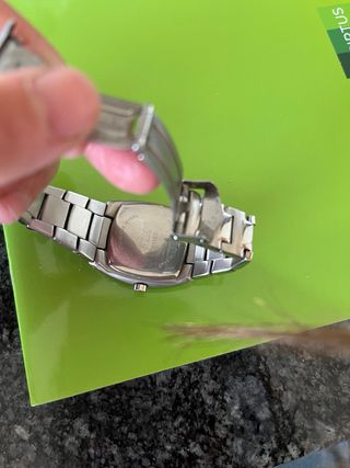 Reloj MX Azul y Plateado