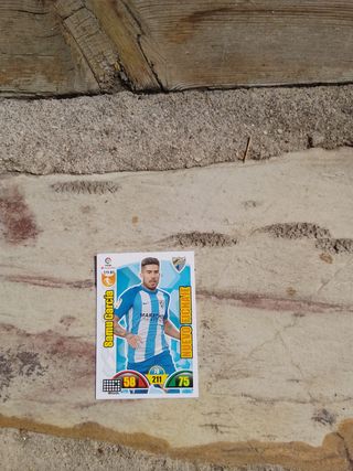 3 Cartas Fútbol Málaga CF: Rolón, Iturra, Samu.