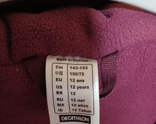 Chaqueta niña Wedze esquí