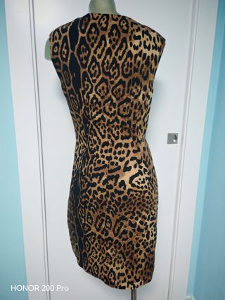 Vestido estampado animal print