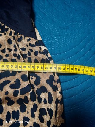 Vestido estampado animal print