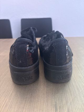 Converse Lentejuelas Negras Talla 36