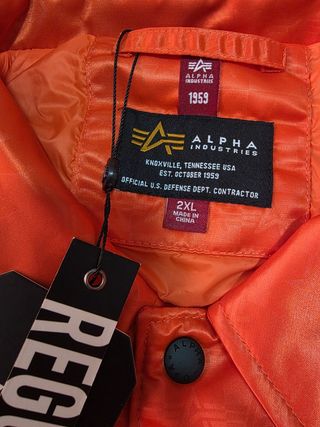Chaqueta Alpha Industries Naranja