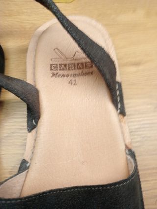 Abarcas Casas gris Talla 41