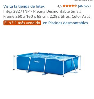 Piscina desmontable INTEX 2,6 x 1,6 m 