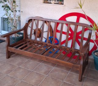 Banco de madera para jardín
