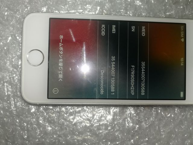 iPhone SE 64GB Blanco para piezas