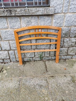 Cabecero de cama de madera 90cm