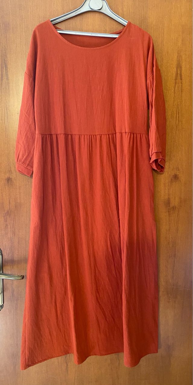 2 Vestiti rosso e aranacione, taglia L