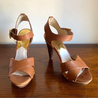 Tacones Michael Kors Piel Marrón
