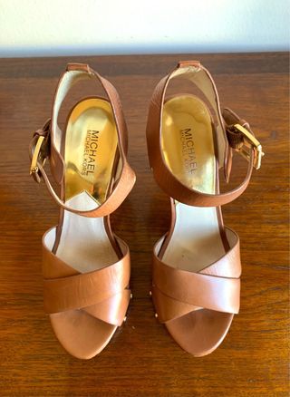 Tacones Michael Kors Piel Marrón
