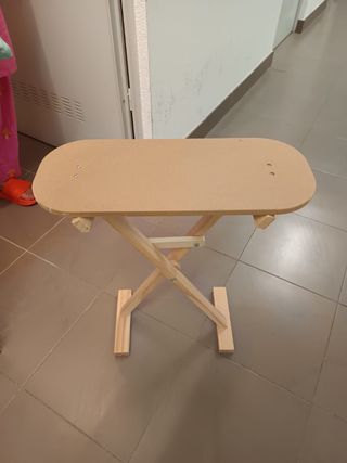 Mesa plegable de madera