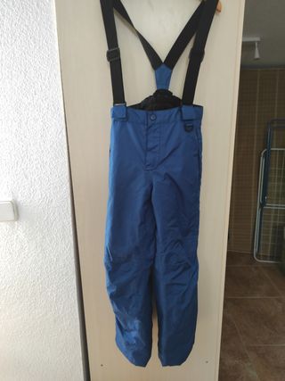 Pantalón de nieve azul Talla 122-128 cm