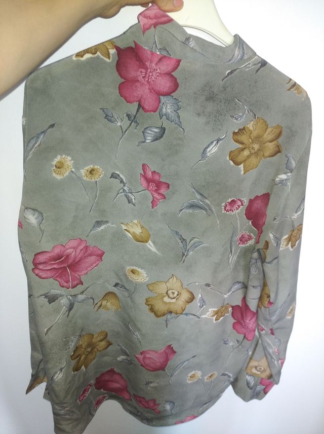 Camicia vintage donna fiori