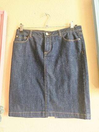 Falda vaquera Pedro del Hierro azul