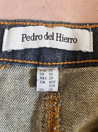 Falda vaquera Pedro del Hierro azul