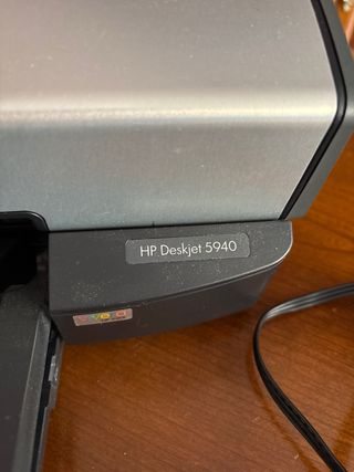 Impresora HP Deskjet 5940 Plata/Negra