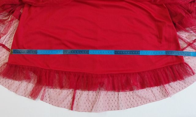 Vestido Tintoretto Rojo Talla 36