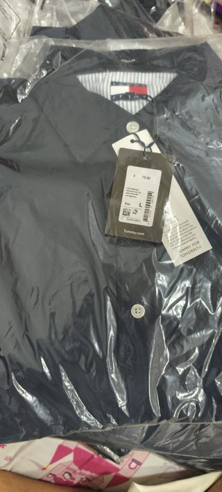 Camisa Tommy Hilfiger Regular Azul Talla M