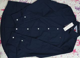 Camisa Tommy Hilfiger Regular Azul Talla M