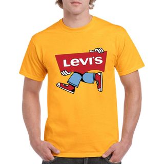 Camiseta unisex 100% algodón LEVIS caminando