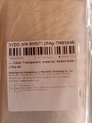 Fundas Silicona Redmi Note 12 Pro 4G