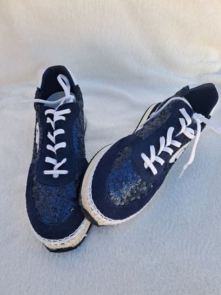 Zapatillas con lentejuelas