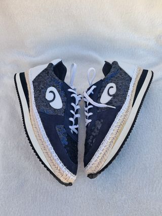 Zapatillas con lentejuelas