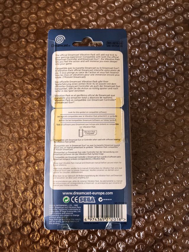 Vibration Pack Sega Dreamcast