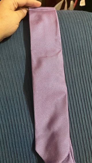 Corbata Lila Texturizada