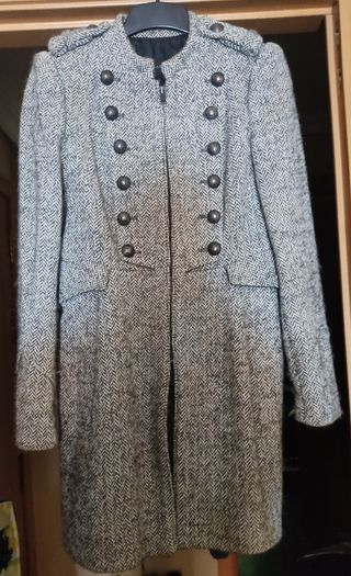 Abrigo Zara Gris
