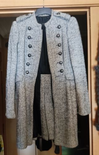 Abrigo Zara Gris