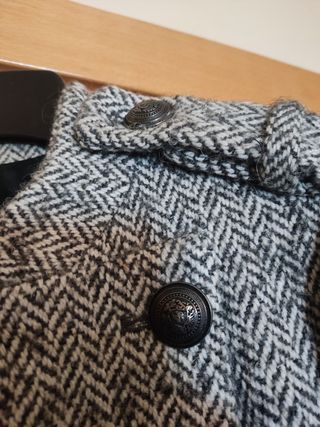 Abrigo Zara Gris
