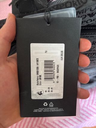 Mochila Emporio Armani Negra