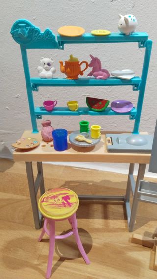 Accesorios Barbie Pintora y Veterinaria