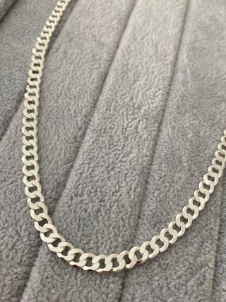 Cadena Barbada Plata de Ley 925 60cm